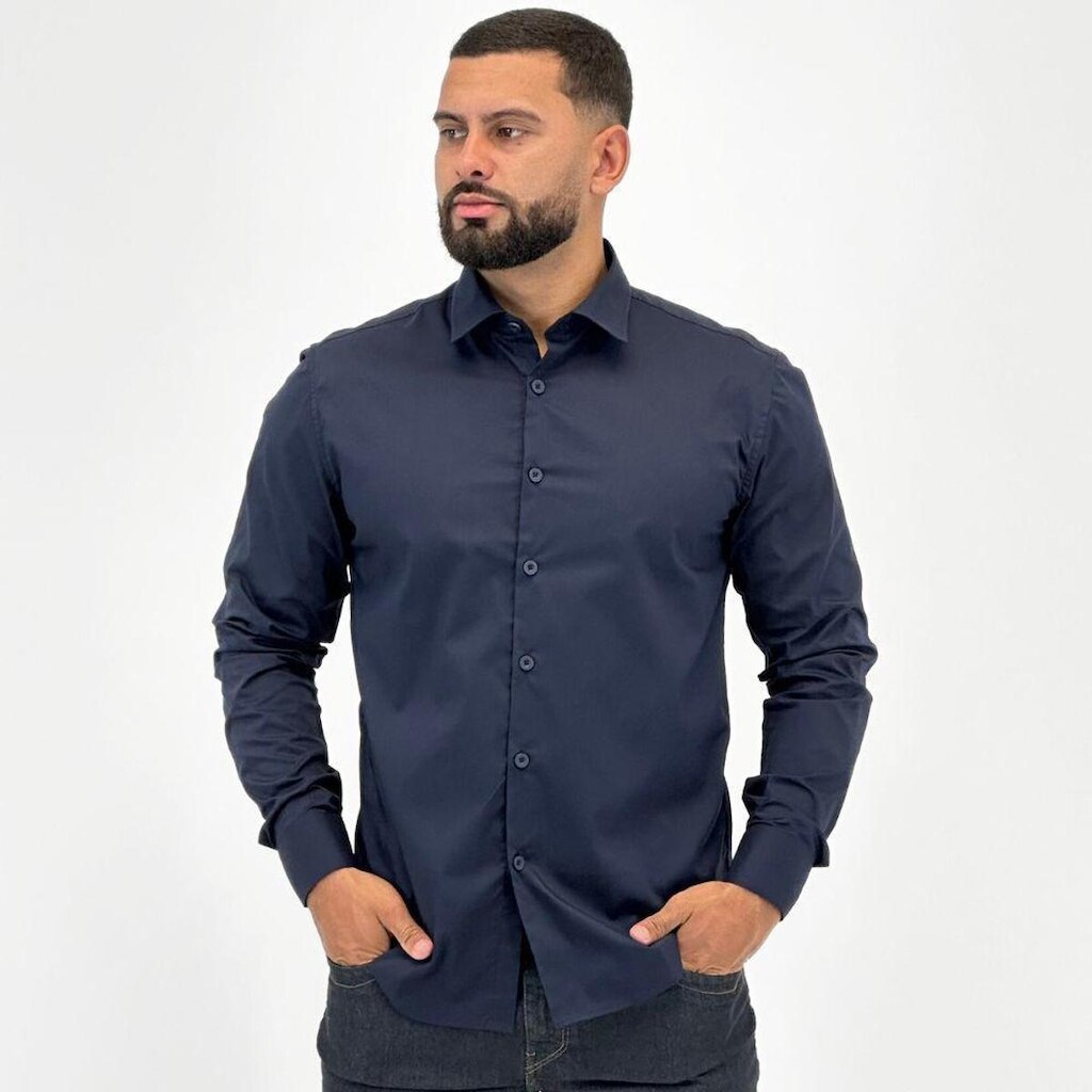 Camisa Sea Surf Social Manga Longa Masculina