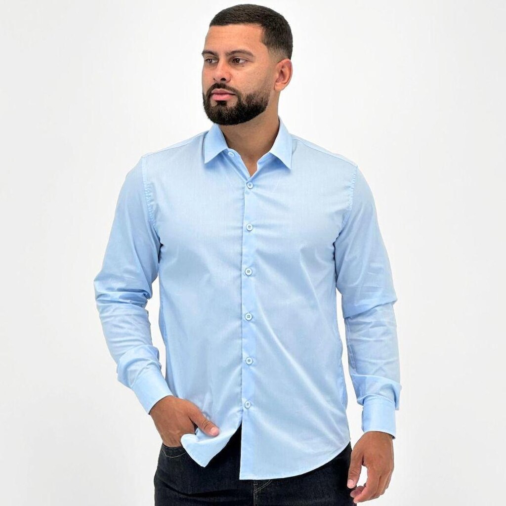 Camisa Sea Surf Social Manga Longa Masculina