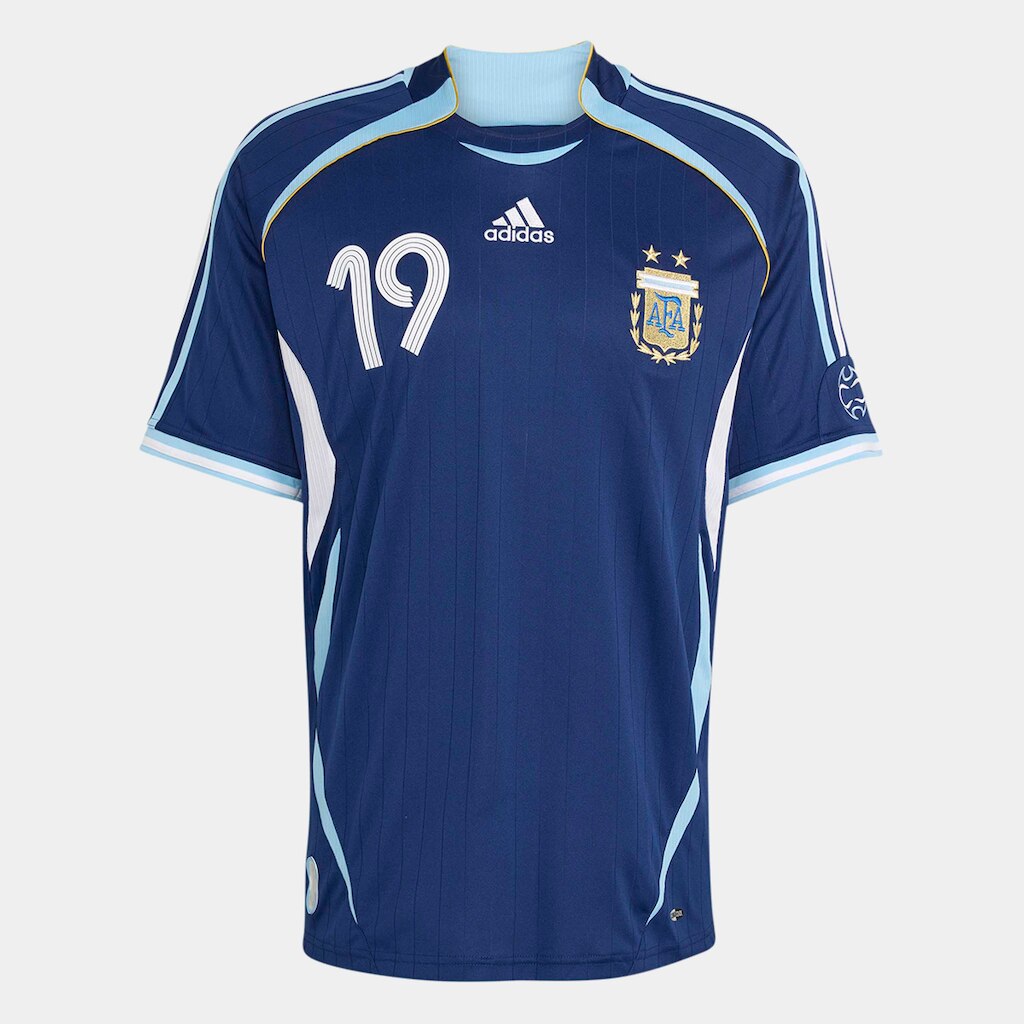 Camisa Seleção Argentina Away 2006 Messi Nº19 Adidas Masculina