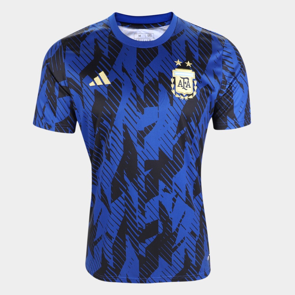 Camisa Seleção Argentina Pré-Jogo 22/23 Adidas Masculina
