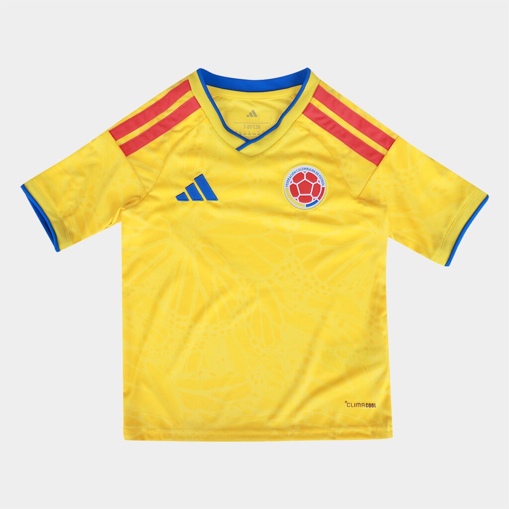 Camisa Seleção Infantil Colômbia  Home 2026 s/n Torcedor Adidas