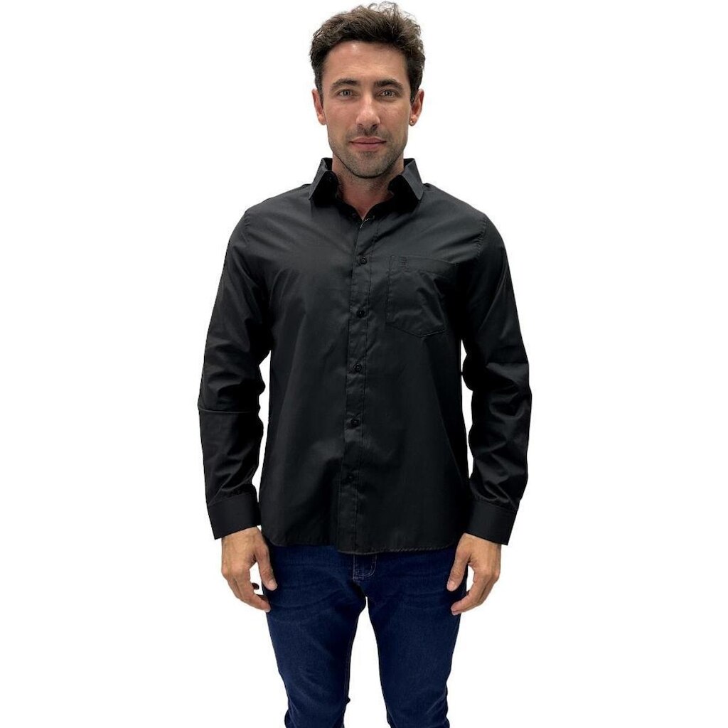 Camisa Sibra Slim Manga Longa Masculina