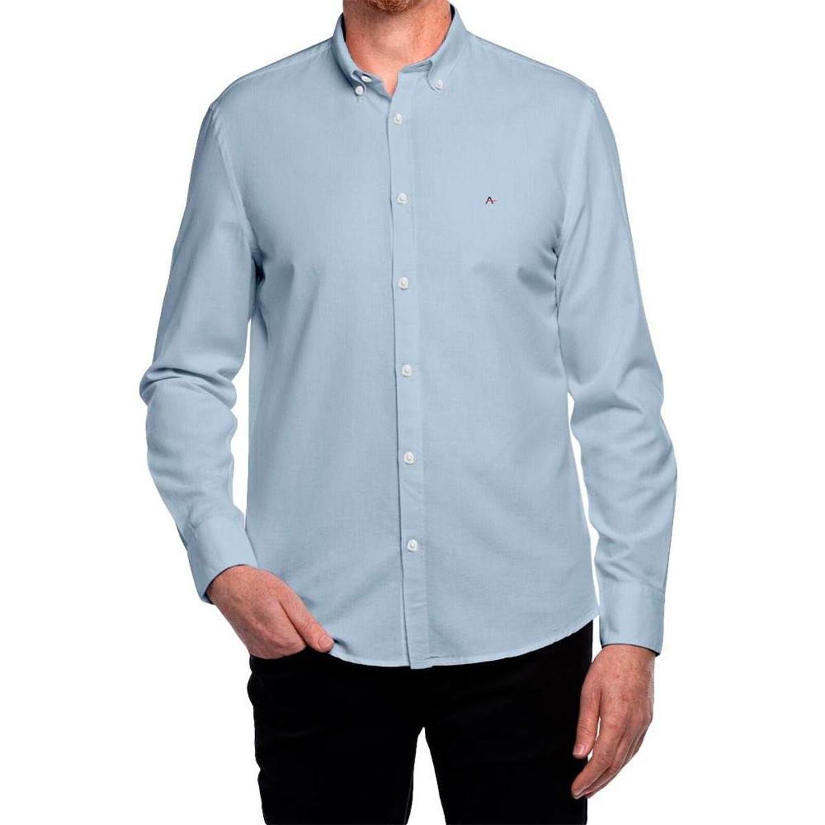 Camisa Slim Aramis Oxford Button Down AV23 Masculino Menor preço em Camisa Slim Aramis Oxford Button Down AV23 Masculino