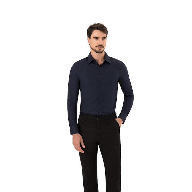 CAMISA SLIM FIT HANGAR 33 TECIDO MAQUINETADO
