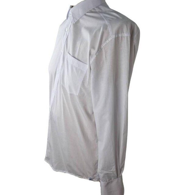 Camisa Social Branca Abotoadura ZUZA Plus Size 3/4/5