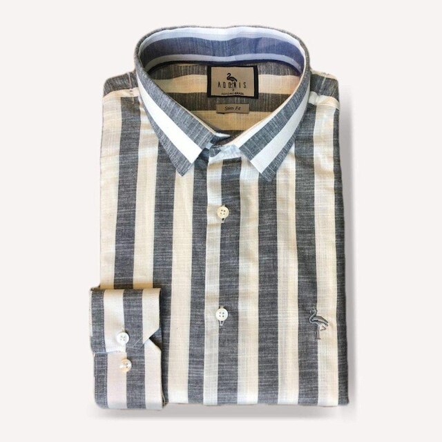 Camisa Social Flamê Listrada