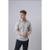 Camisa Social Itália Masculina Slim Manga Longa Elegante - Caramelo