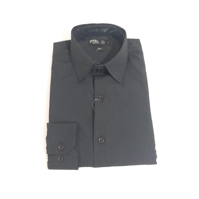 Camisa Social Manga Curta Masculina Slim Fit Luxo