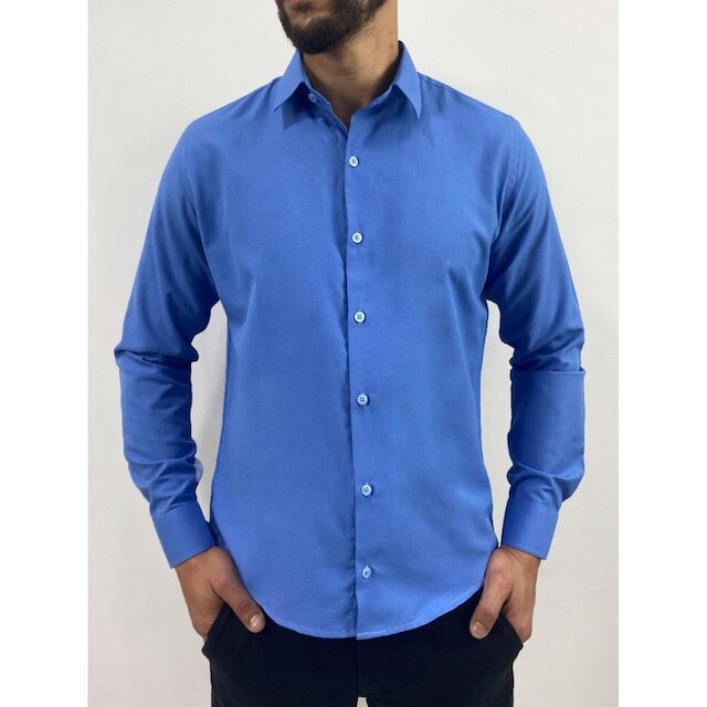 Camisa Social Manga Longa Slim REF: 5020C