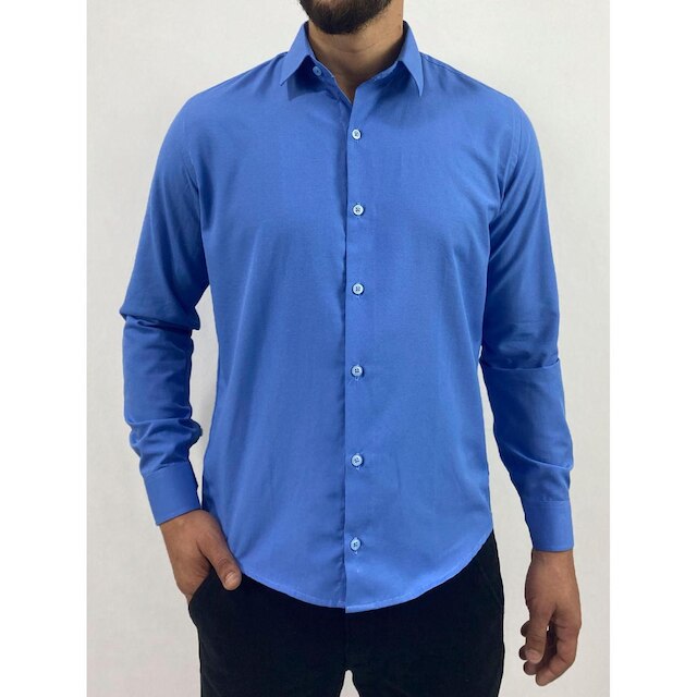 Camisa Social Manga Longa Slim REF: 5020C