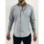 Camisa Social Manga Longa Slim  REF:5021C - Cinza