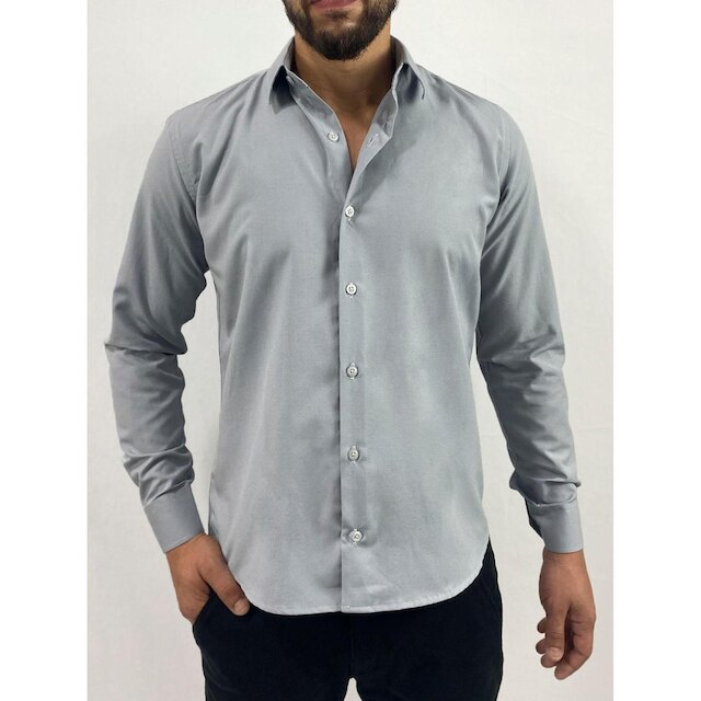 Camisa Social Manga Longa Slim  REF:5021C