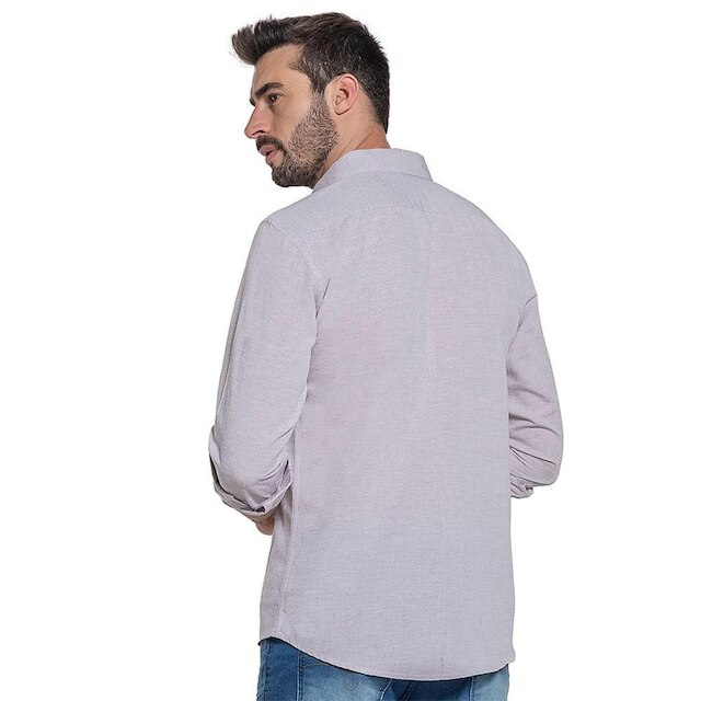 Camisa Social Manga Longa Slim - Remo Fenut