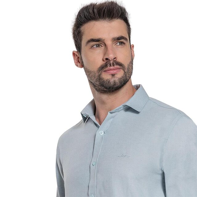Camisa Social manga longa viscolinho - Remo Fenut