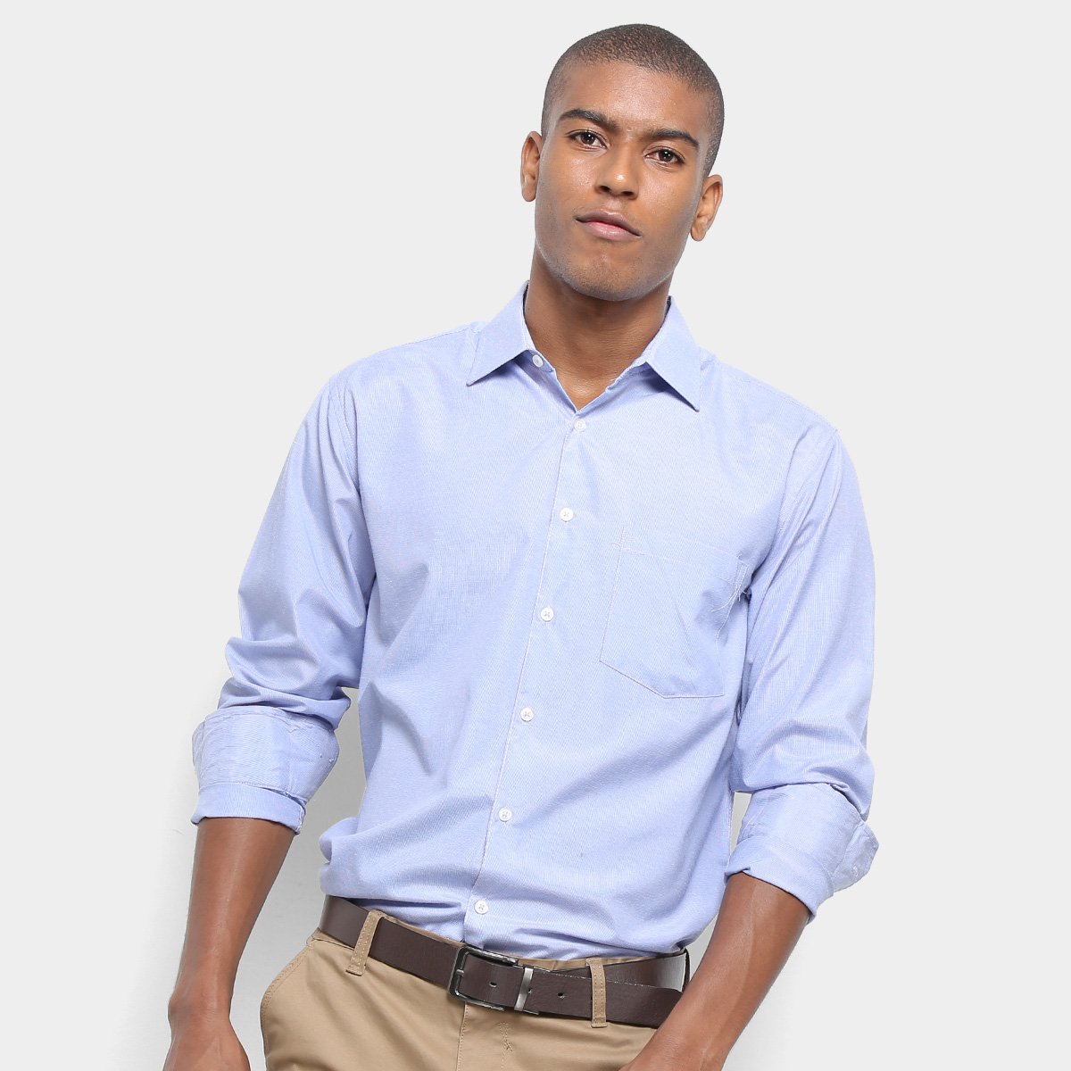 camiseta social azul bebe