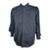 Camisa Social Masculina Manga Longa Preta 100% Algodão Plus Size Zuza - Preto