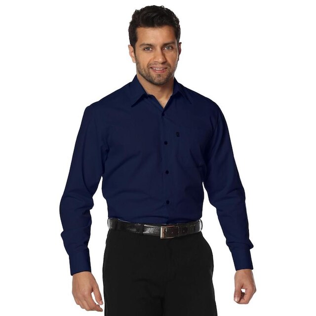 Camisa social masculina manga longa