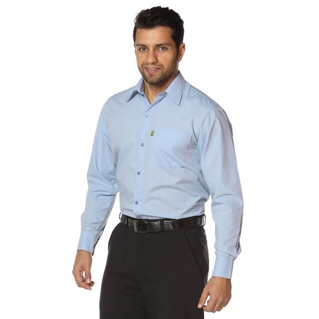 Camisa social masculina manga longa