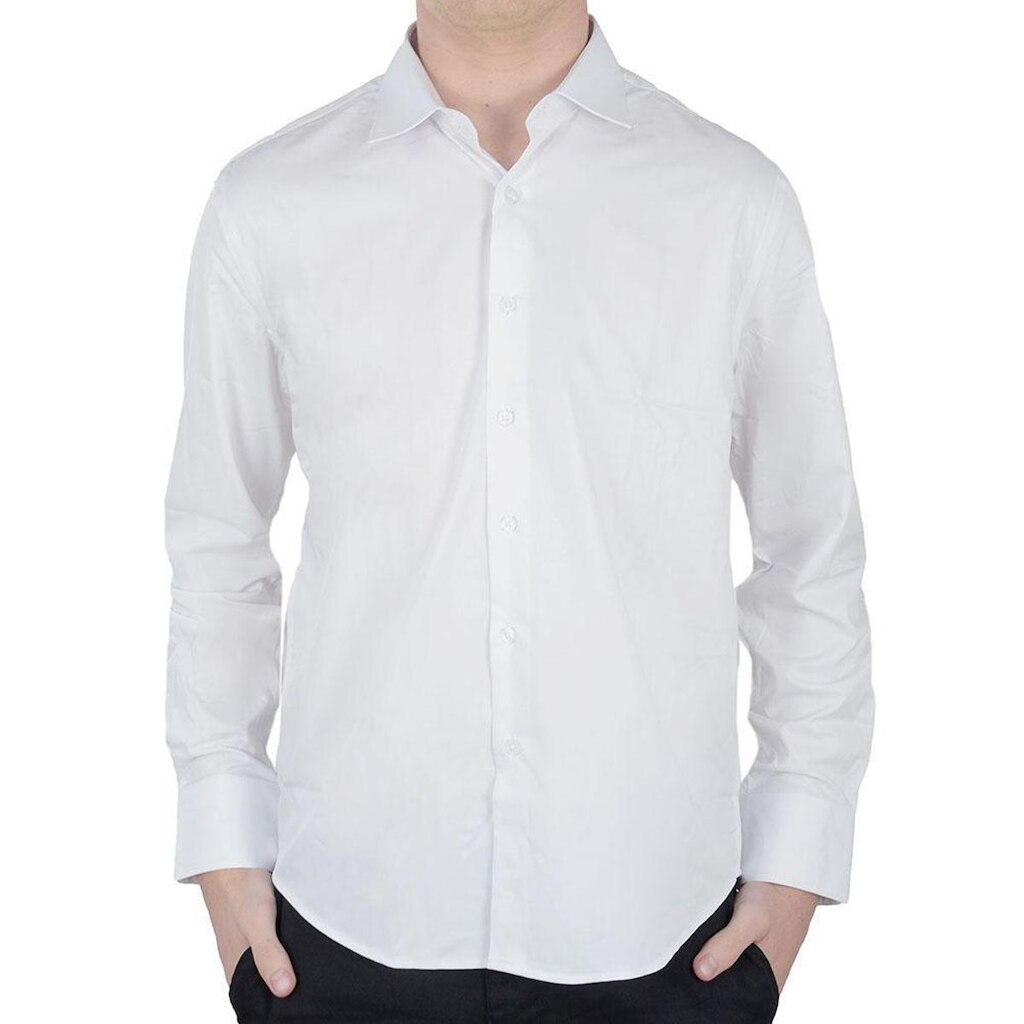 Camisa Social Masculina Navaratti Bambu Branca - CNVL
