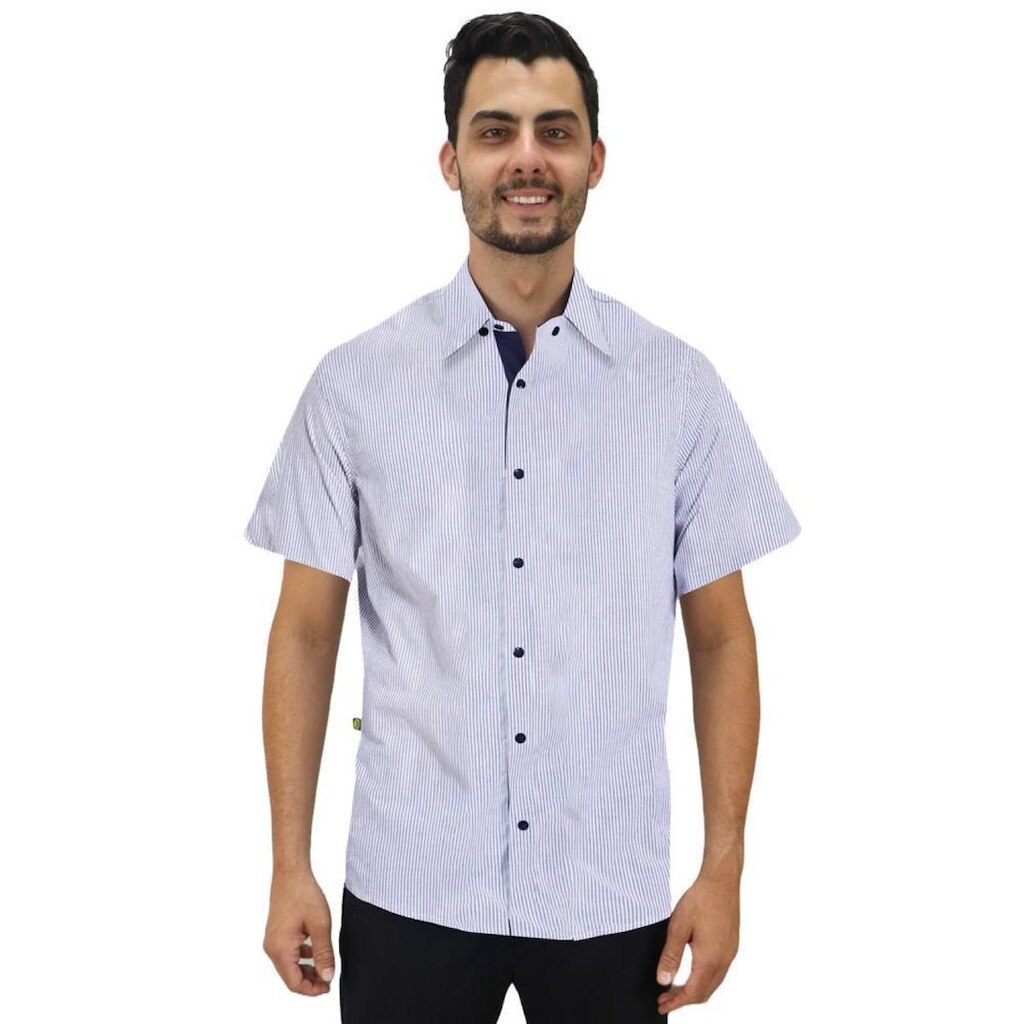 Camisa social masculina slim