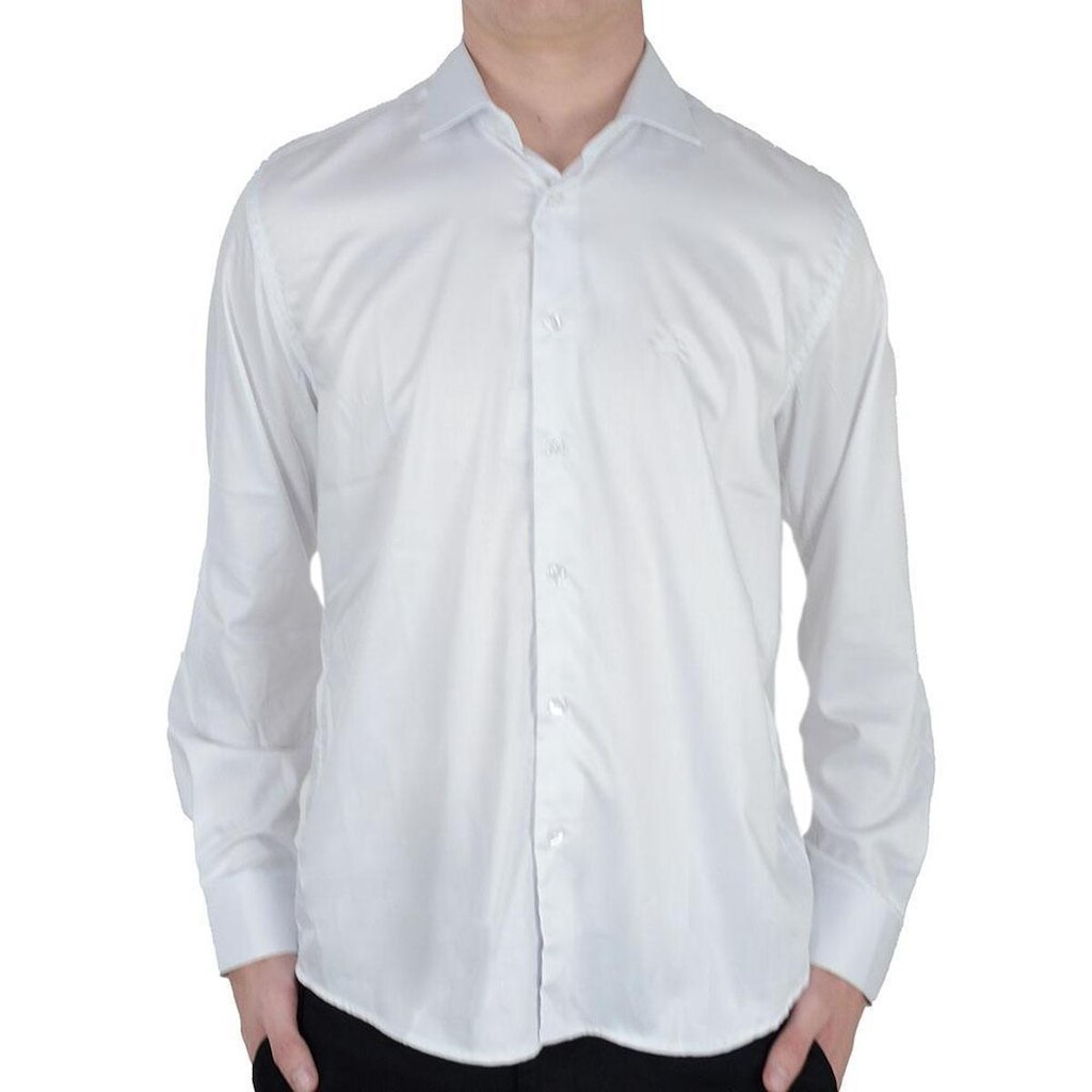 Camisa Social Masculina Urban City ML Slim Fit Branca - 1422