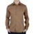 Camisa Social Masculina Urban City ML Slim Fit Marrom - 1422 - Marrom