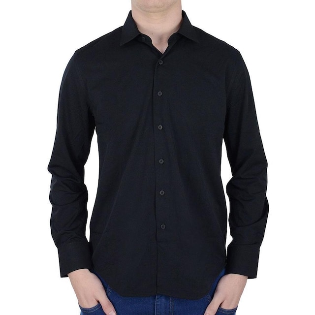 Camisa Social Masculino Navaratti Social Bambu Preto - 2502