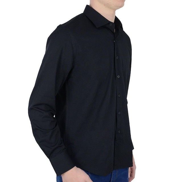 Camisa Social Masculino Navaratti Social Bambu Preto - 2502