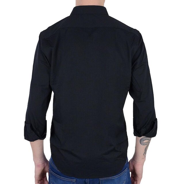 Camisa Social Masculino Navaratti Social Bambu Preto - 2502