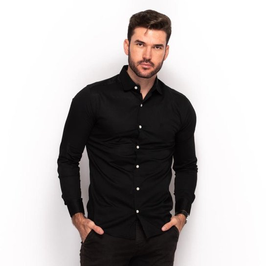 Roupa Social Preta Camisa Social Com Sapatenis Usar Calça Roupa