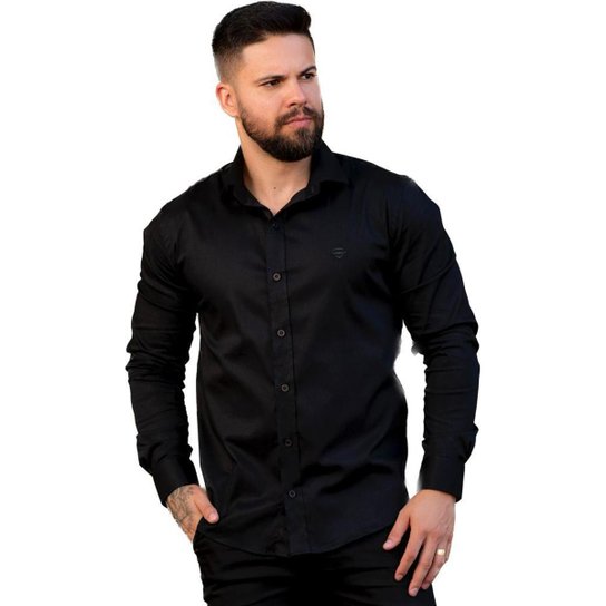 Social Preta Roupa Social Slim Masculina Masculina Preta Da Cala
