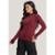 Camisa Térmica Flanelada Peluciada Feminina Segunda Pele Frio Intenso Inverno Mvb Modas - Vinho