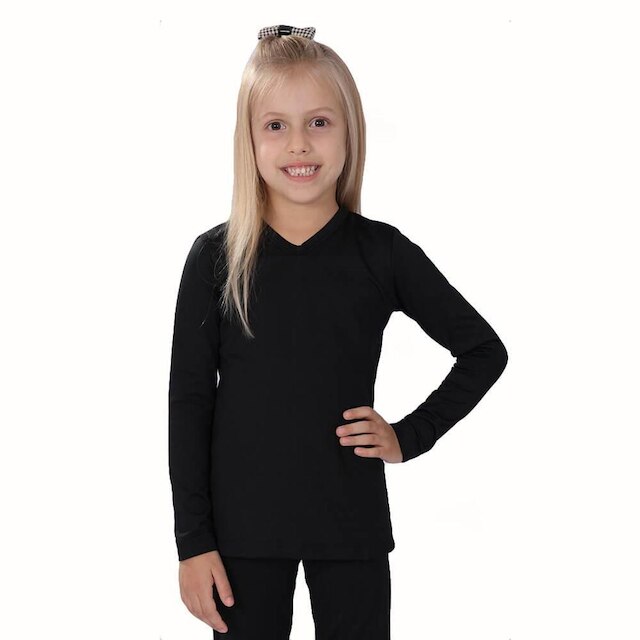Camisa Termica Infantil 030;Gênero:Feminino