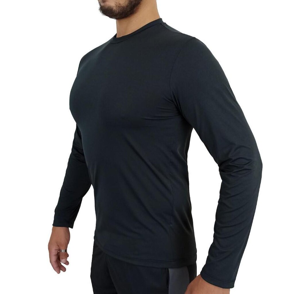 Camisa Térmica Manga Longa Proteção Solar Uv50+ Frio E Calor