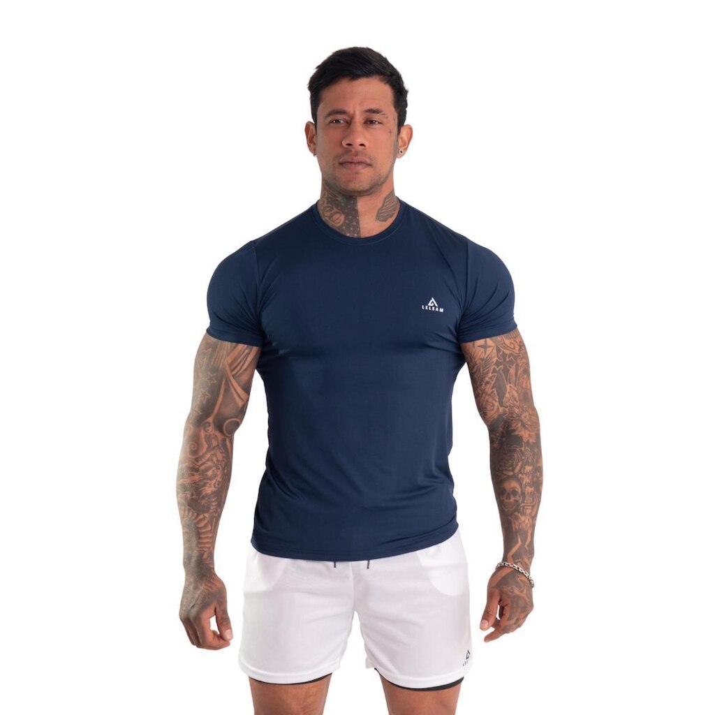 Camisa Térmica Masculina Com Proteção UV Ideal Para Treino Academia E Atividades Ao Ar Livre Fitness