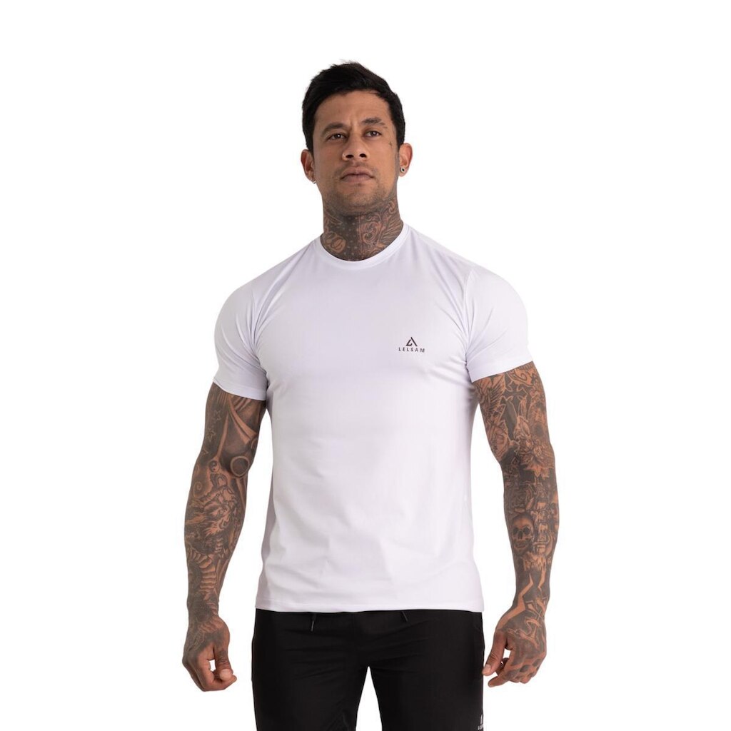 Camisa Térmica Masculina Com Proteção UV Ideal Para Treino Academia E Atividades Ao Ar Livre Fitness