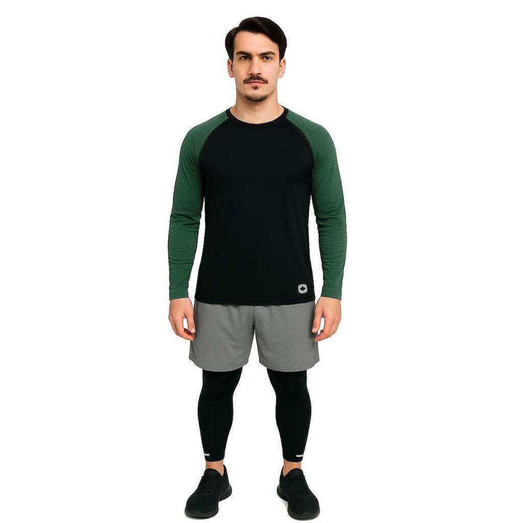 Camisa Térmica Masculina Manga Longa Dry Treino