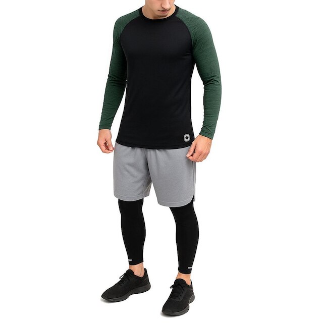 Camisa Térmica Masculina Manga Longa Dry Treino