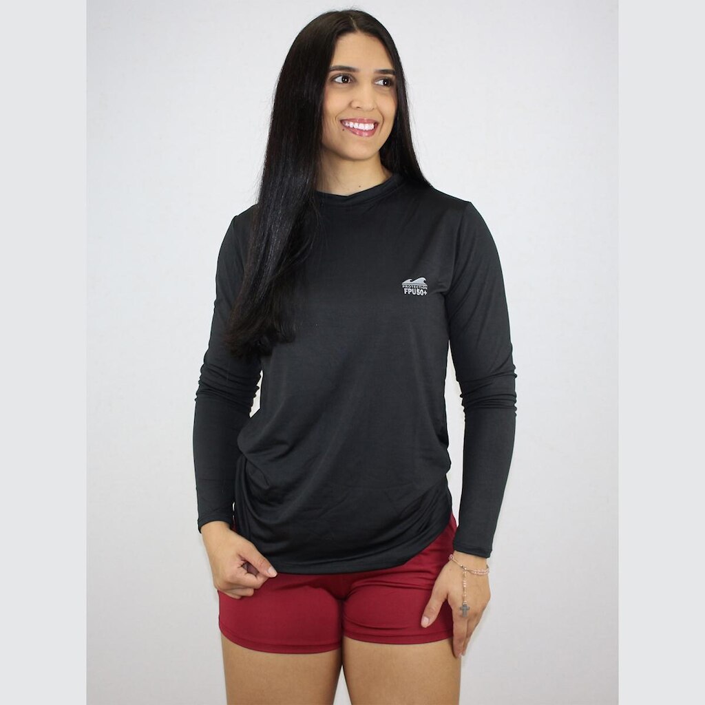 Camisa Térmica Princess Clothing Proteção Solar Uv Feminina