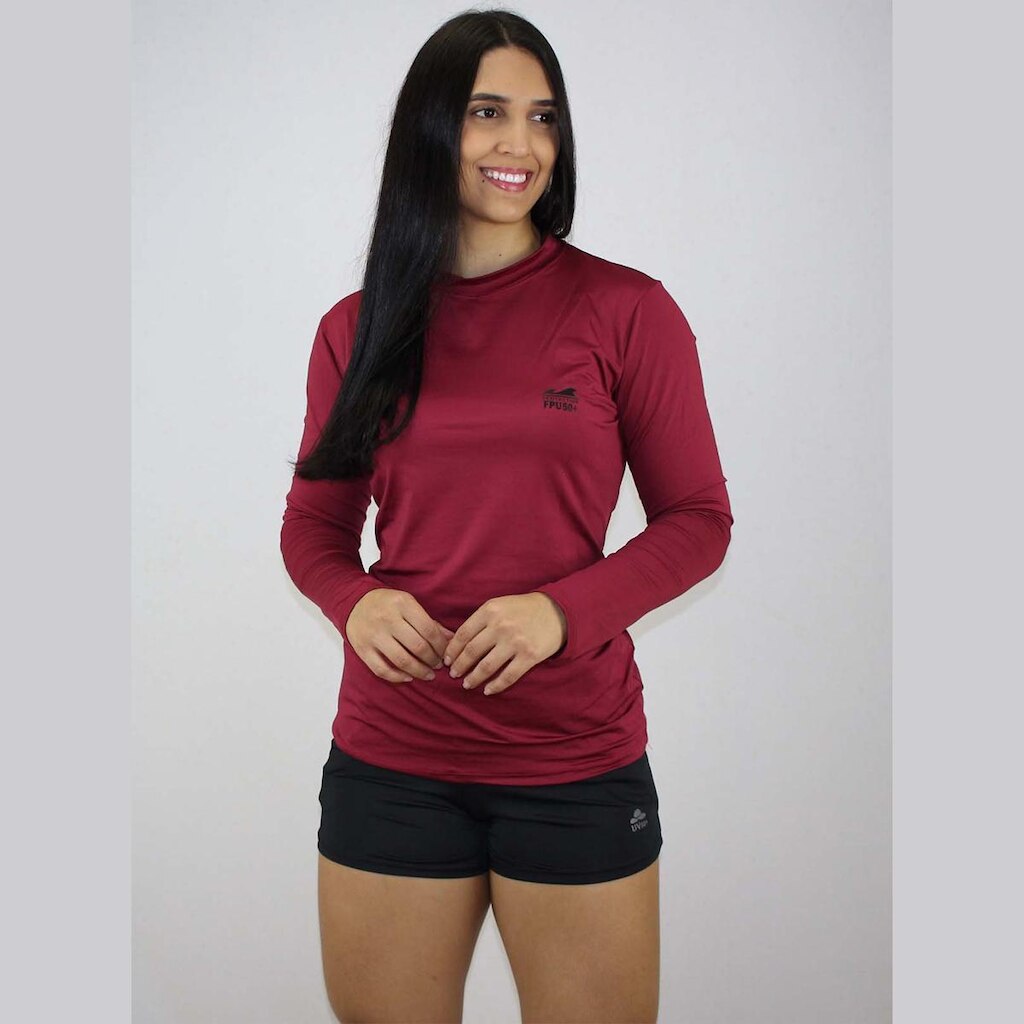 Camisa Térmica Princess Clothing Proteção Solar Uv Feminina