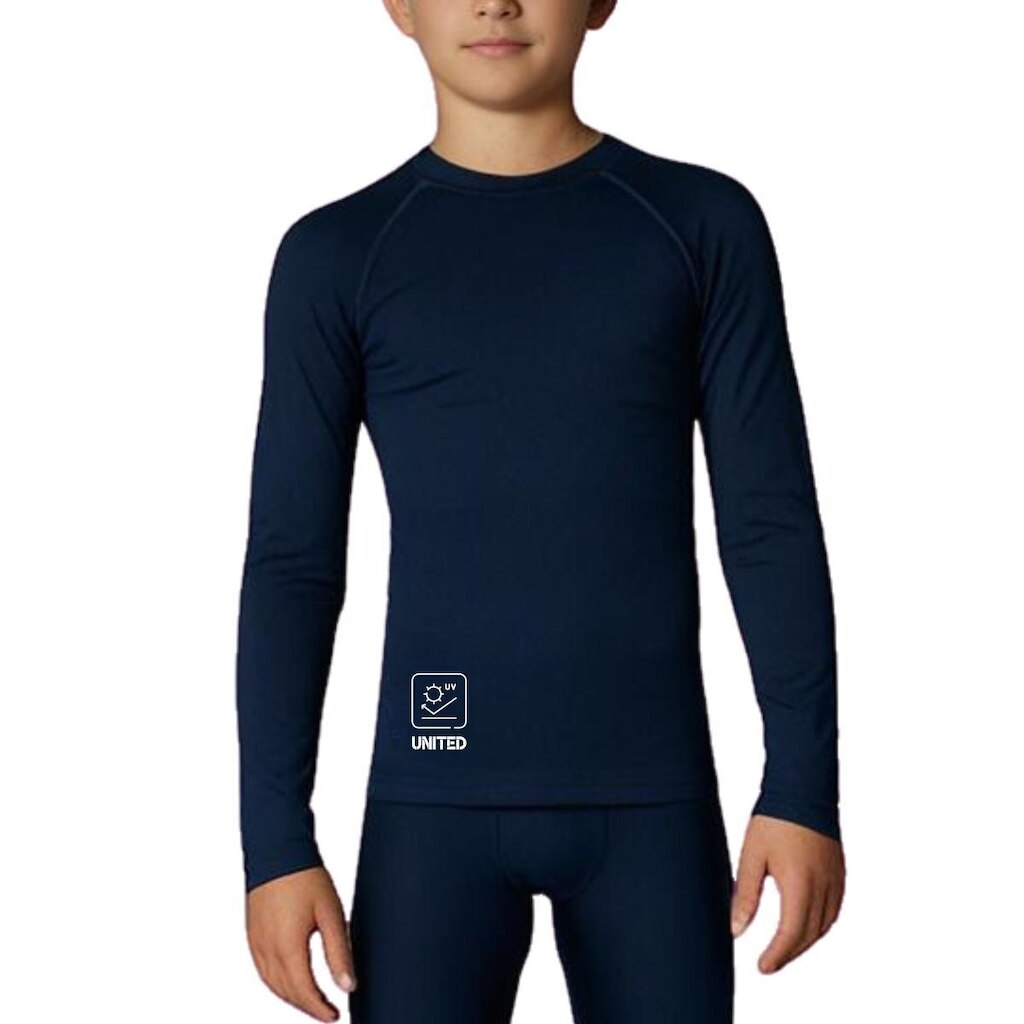 Camisa térmica United Infantil Proteção Solar FPU50 Manga Longa - Ultramarine - 14