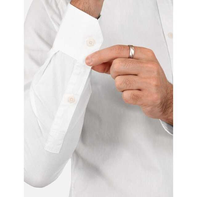 Camisa Tommy Jeans Masculina Slim Original Stretch Branca
