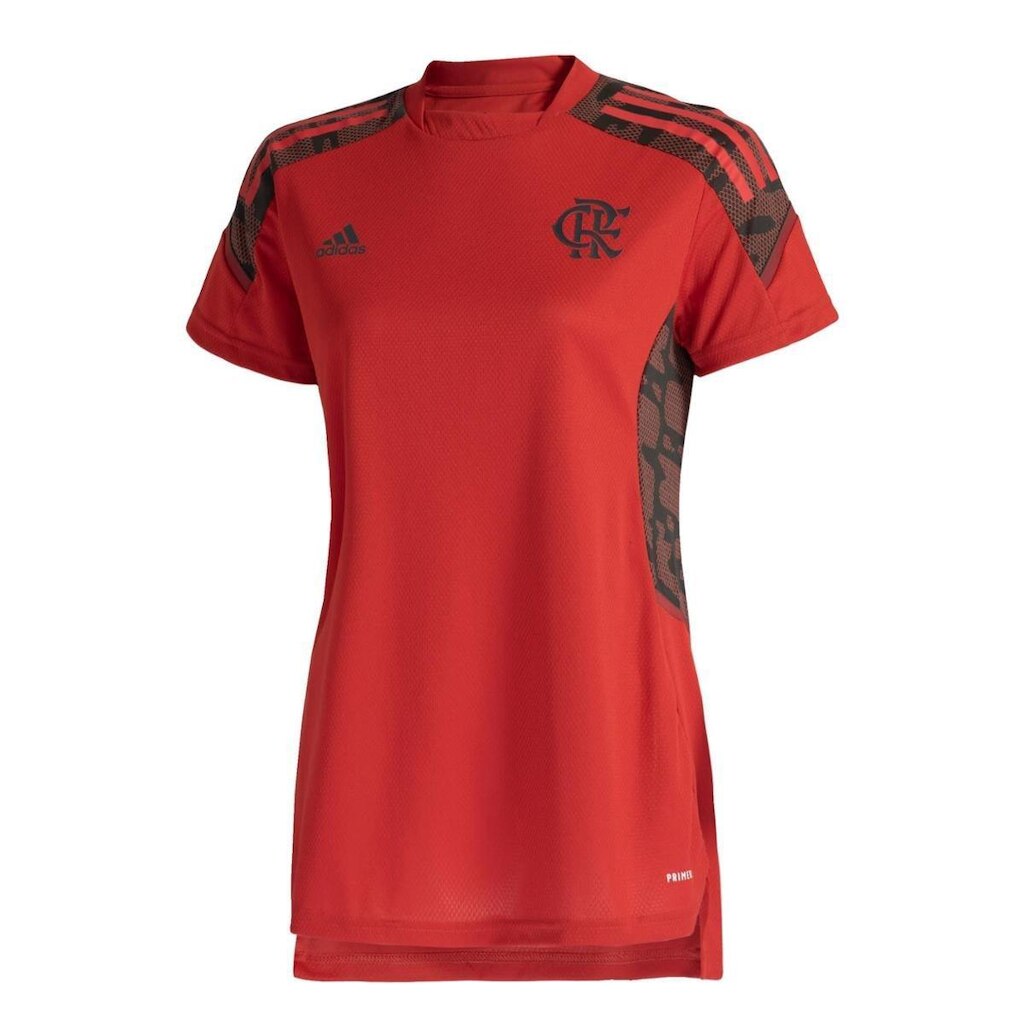 Camisa Treino Flamengo Feminina-Vermelho Adidas