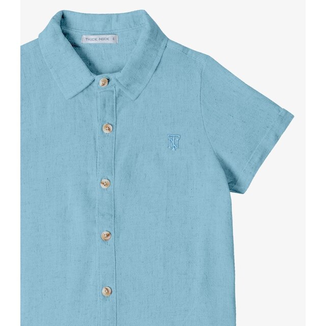 Camisa Trick Nick Infantil Com Botões Masculina