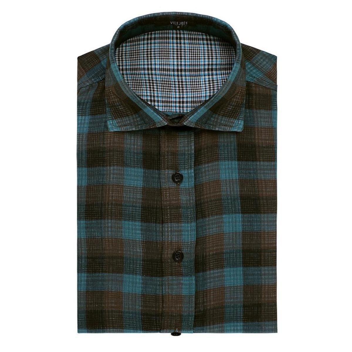 Camisa Tricoline 100% Algodão MC Masculina Vilejack VMTC2510 Menor preço em Camisa Tricoline 100% Algodão MC Masculina Vilejack VMTC2510