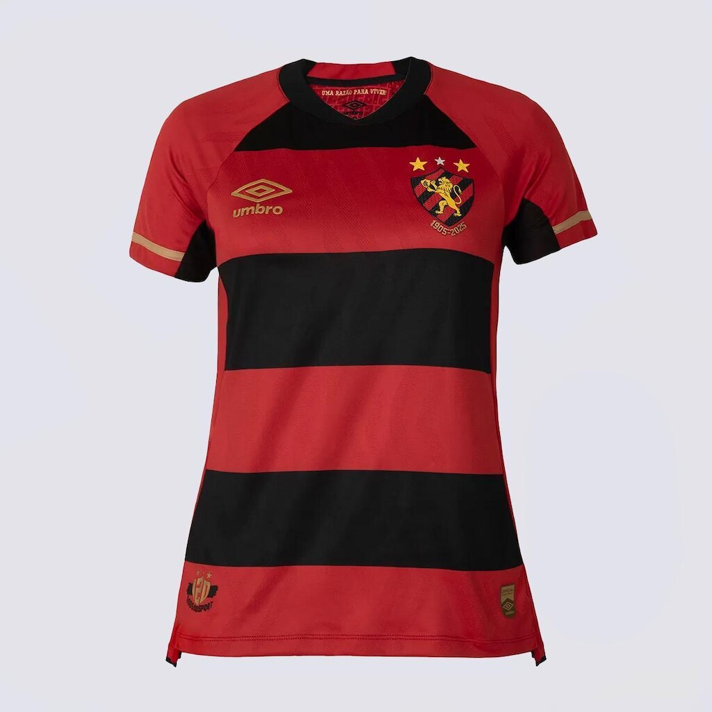 Camisa Umbro Sport Recife I 2025 Feminina Jogadora