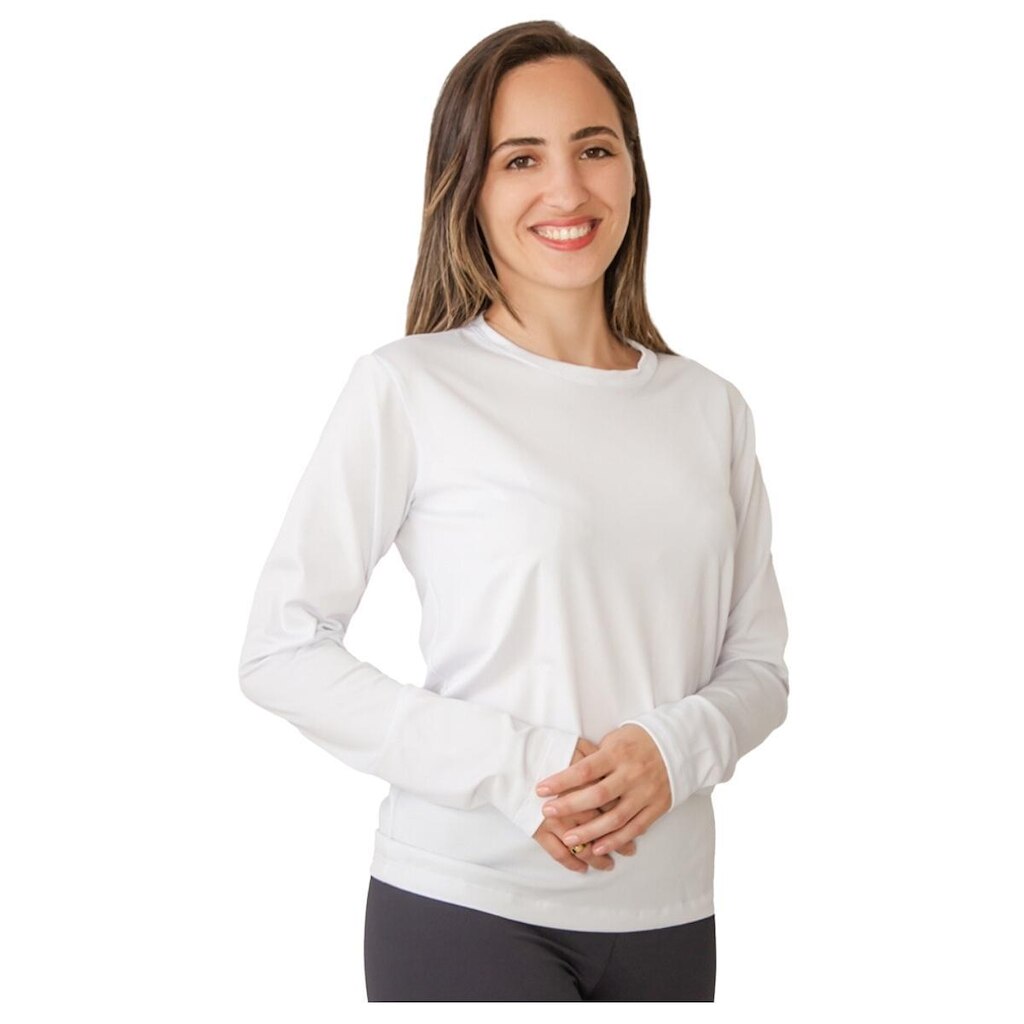 Camisa UV 50+ Manga Longa Blusa Proteção Solar Térmica Praia Camiseta Segunda Pele Pescaria Piscina
