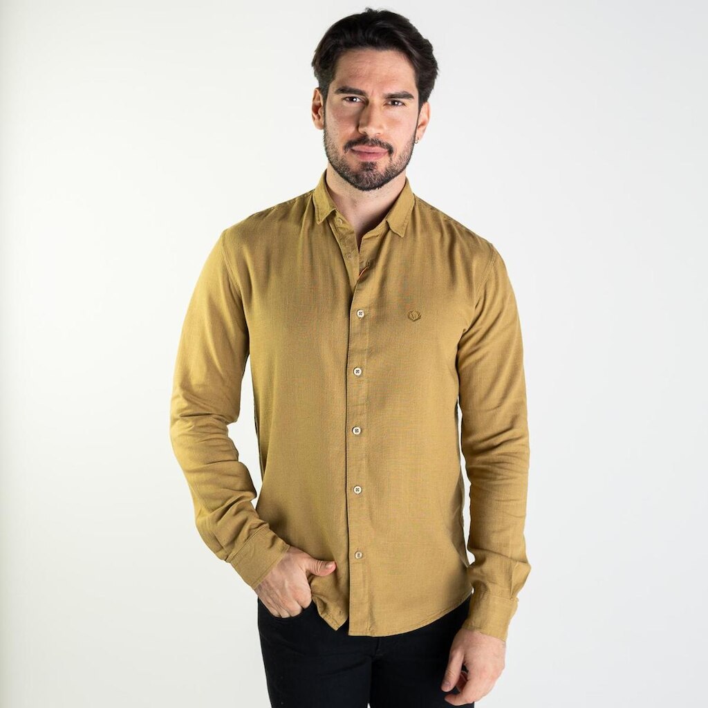 Camisa VersatiOld New Viscose Verde Oliva