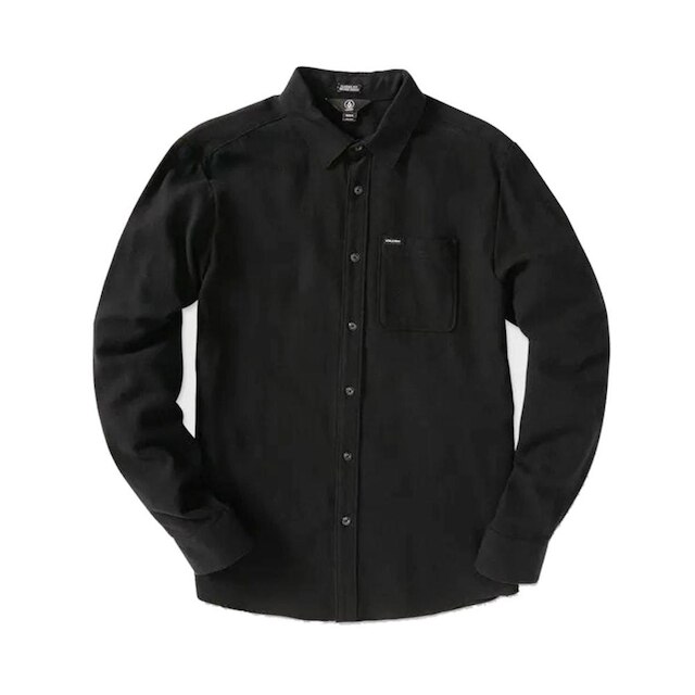 Camisa Volcom Caden Solid Stealth