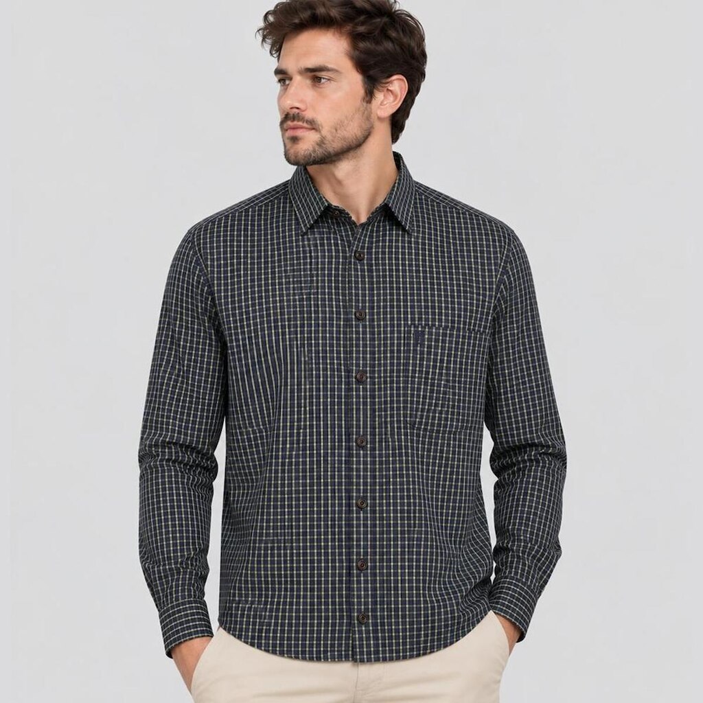 Camisa Xadrez Individual Comfort Masculino